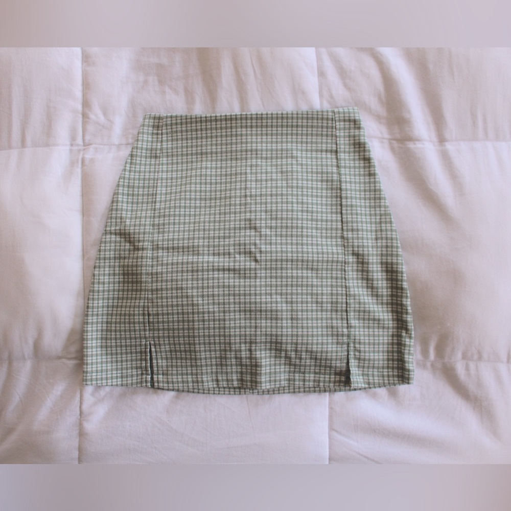John Galt Plaid Miniskirt (O/S)